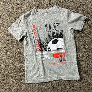 Carter's Gray Play Hard Soccer Tee